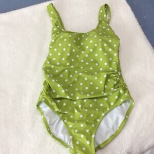 Kona Sol Women's Swimsuit One Piece Size Medium Lime Green